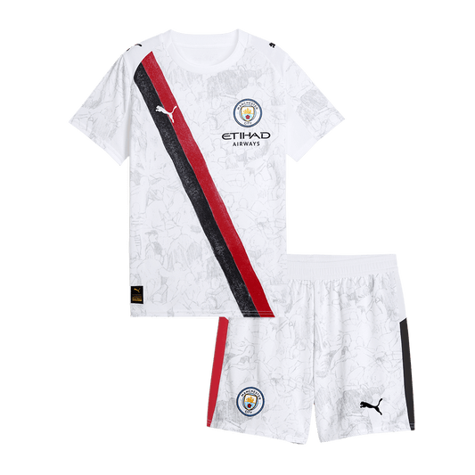 Manchester City Tröja 2025/26 Fotbollssats Barn KidSuper - Club World Cup