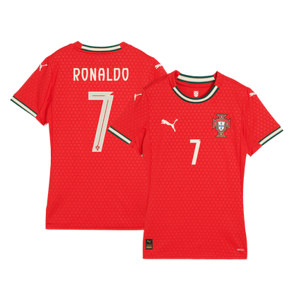 Portugal Hemma Fotbollströjor RONALDO #7 2025 Dam