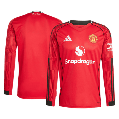 Manchester United Tröja långärmad 2025/26 Hemma