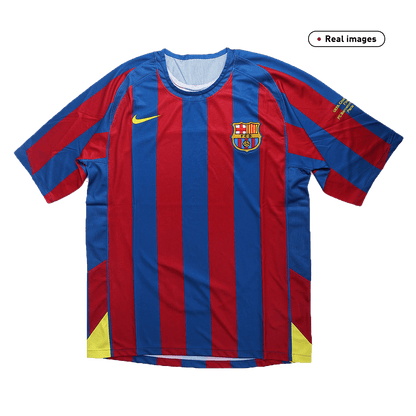 Retro Barcelona Hemma Fotbollströja 2005/06 - UCL