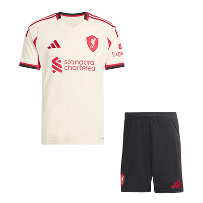 Liverpool Tröja Bortaställ 2025/26 Vit
