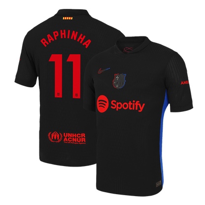 Barcelona Borta Fotbollströja RAPHINHA #11 2024/25 Autentisk