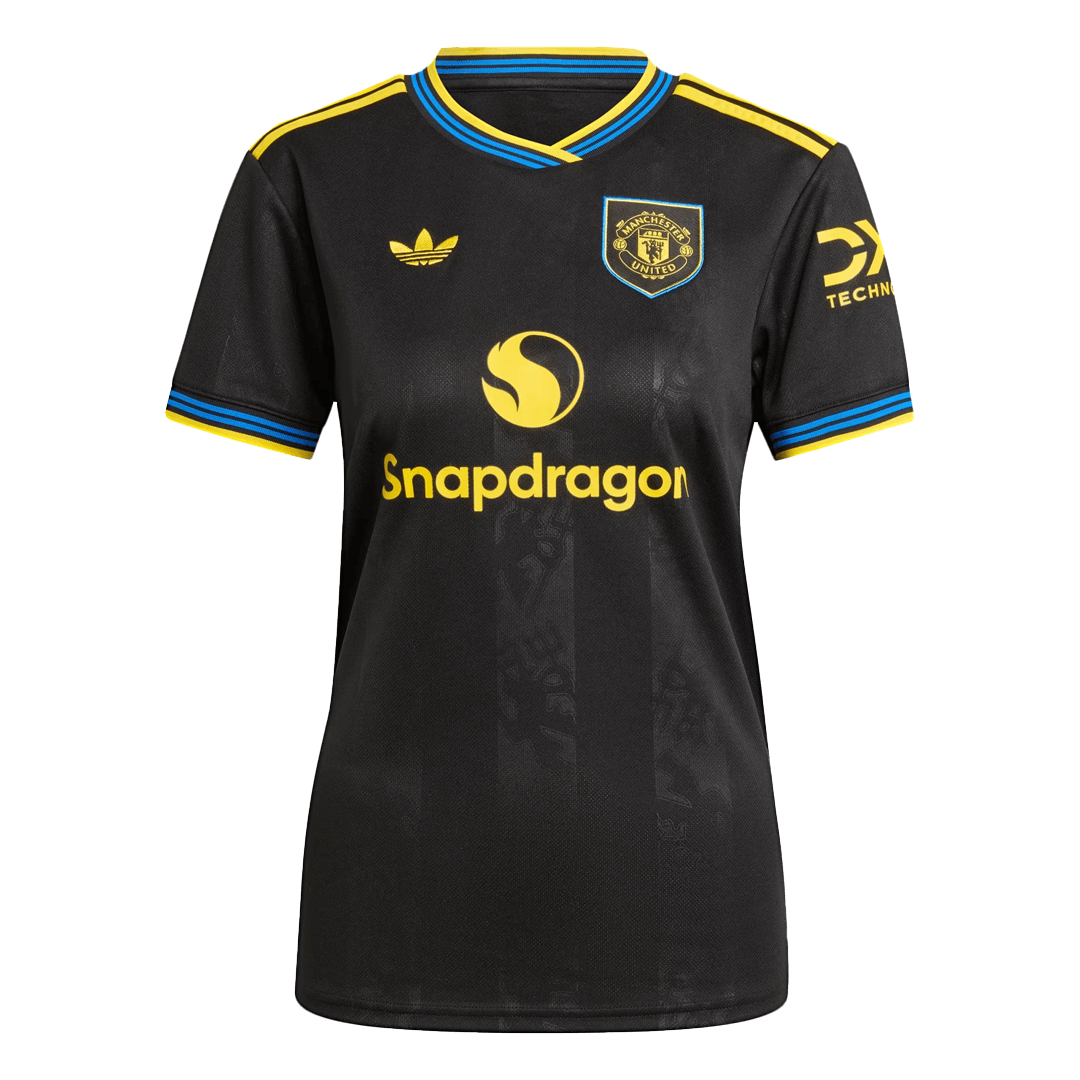Manchester United Tröja 2025/26 Tredje Svart Dam