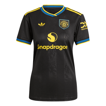 Manchester United Tröja 2025/26 Tredje Svart Dam