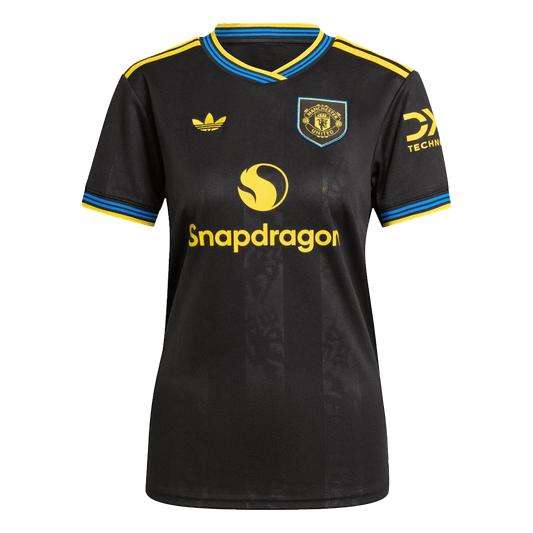 Manchester United Tröja 2025/26 Tredje Svart Dam