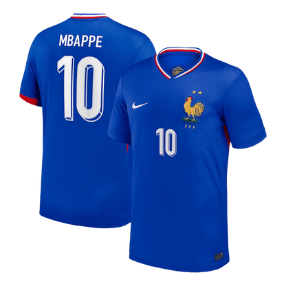 MBAPPÉ #10 Frankrike Hemma fotbollströjor 2024