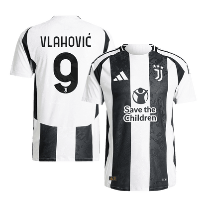 Juventus Hemma Fotbollströja VLAHOVIĆ #9 2024/25 Autentisk