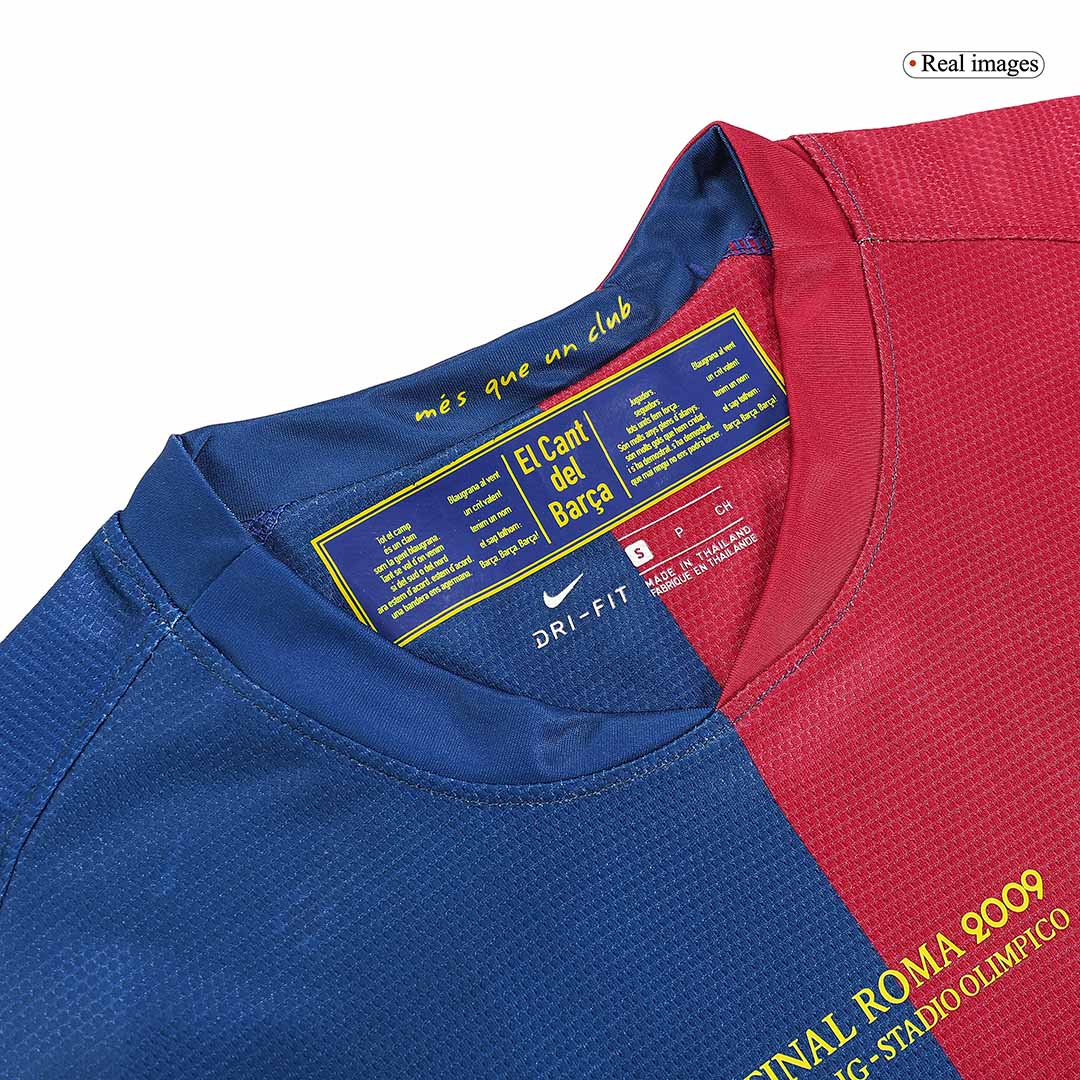 Retro Barcelona Hemma Fotbollströja ETO'O #9 2008/09 - UCL Final