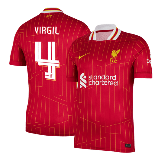 Liverpool Hemma Fotbollströja VIRGIL #4 2024/25 Premium - UCL