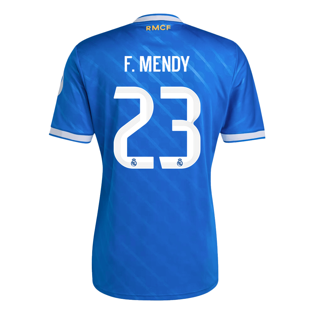 Real Madrid Tröja F. MENDY #23 2025/26 Tredje Blå