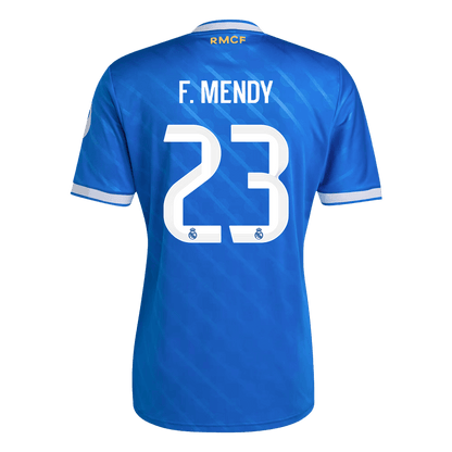 Real Madrid Tröja F. MENDY #23 2025/26 Tredje Blå