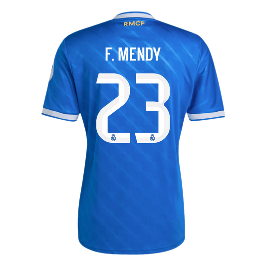 Real Madrid Tröja F. MENDY #23 2025/26 Tredje Blå