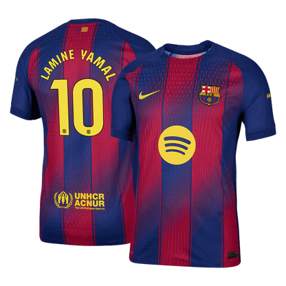 LAMINE YAMAL #10 Barcelona Tröja 2025/26 Hemma Autentisk