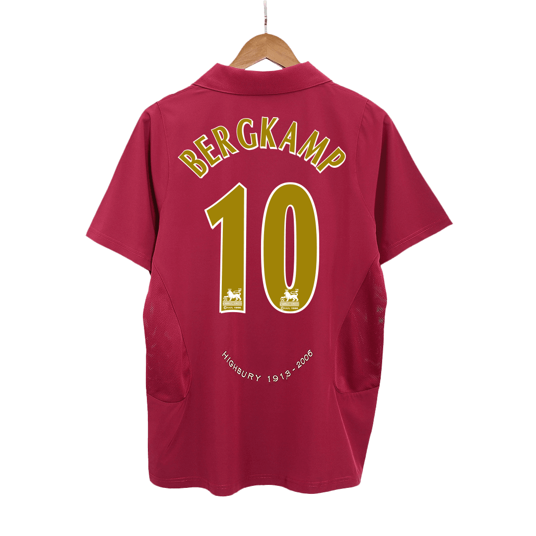 Retro Arsenal Hemma Fotbollströja BERGKAMP #10 2005/06