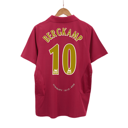 Retro Arsenal Hemma Fotbollströja BERGKAMP #10 2005/06