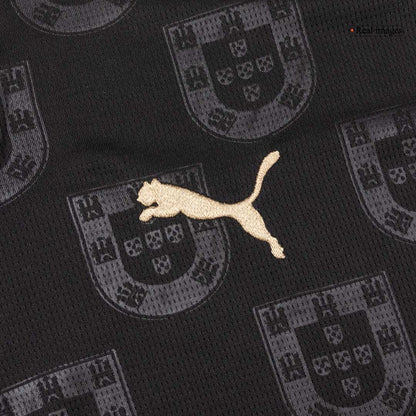 Portugal Tröja ställ 2026 Svart-6