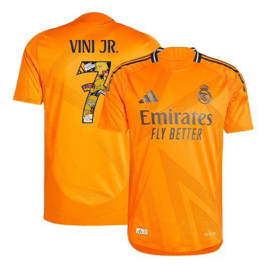 Real Madrid Borta Fotbollströja VINI JR. #7 2024/25 Autentisk