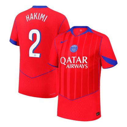 PSG Tröja HAKIMI #2 2025/26 Tredje Röd