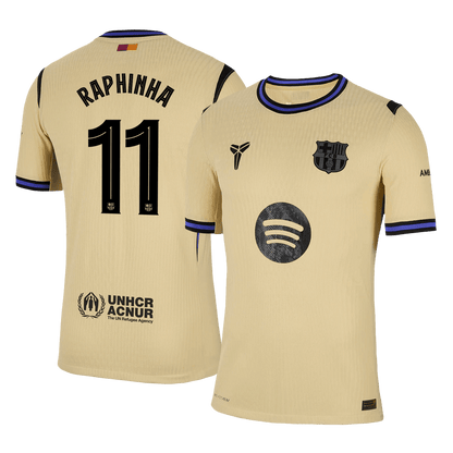 RAPHINHA #11 Barcelona Tröja 2025/26 Borta Autentisk - UCL