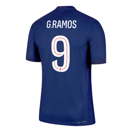 PSG Tröja G.RAMOS #9 2025/26 Hemma Autentisk Mörkblå