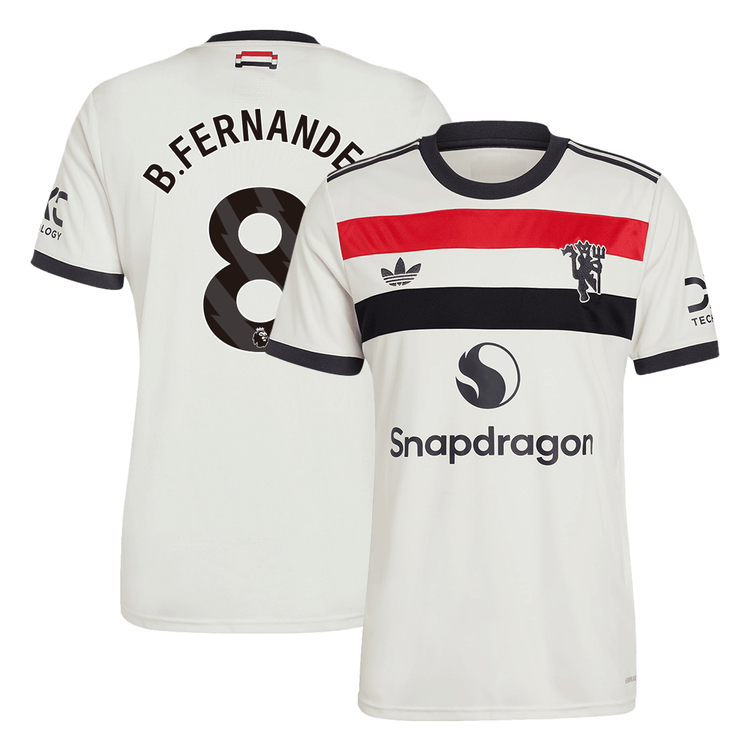 Manchester United Tredjeställ Fotbollströja B.FERNANDES #8 2024/25