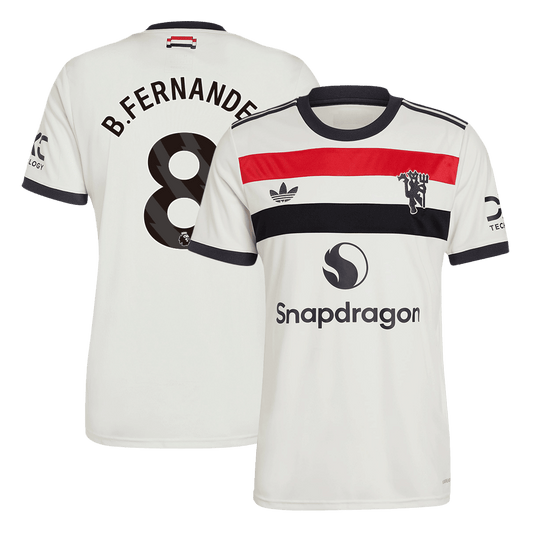 Manchester United Tredjeställ Fotbollströja B.FERNANDES #8 2024/25