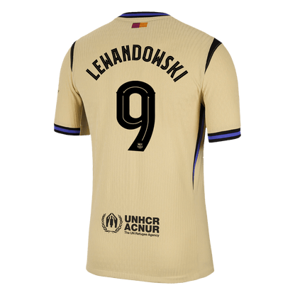 LEWANDOWSKI #9 Barcelona Tröja 2025/26 Borta Autentisk - UCL