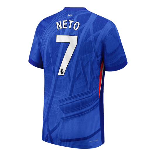 Chelsea Tröja NETO #7 2025/26 Hemma Autentisk Blå