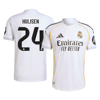 HUIJSEN #24 Real Madrid Tröja 2025/26 Hemma Autentisk