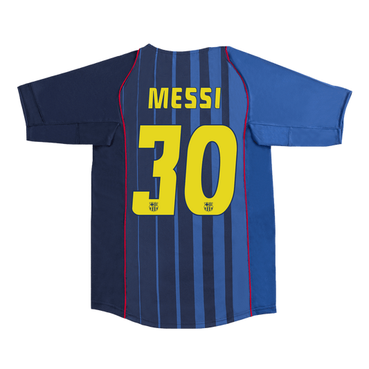 Retro Barcelona Borta Fotbollströja MESSI #30 2004/05