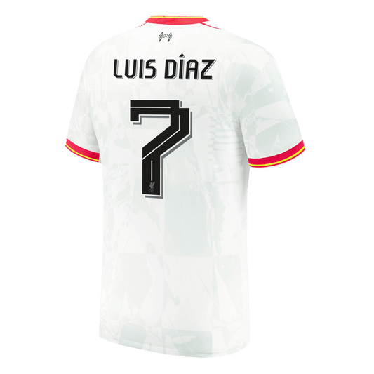 Liverpool Tredjeställ Fotbollströja LUIS DÍAZ #7 2024/25 - UCL