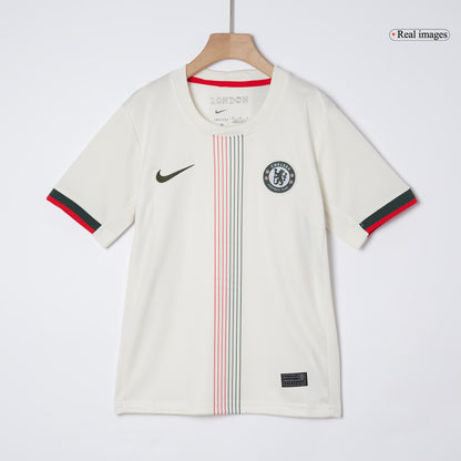 Chelsea Tröja 2025/26 Bortaställ Vit Barn