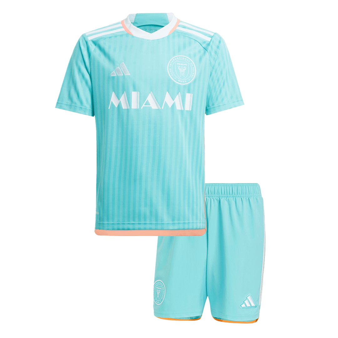 Inter Miami CF Tredjeställ Fotbollströja 2024 Fotbollssats Barn