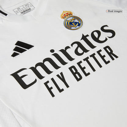 Real Madrid Hemma Fotbollströja BELLINGHAM #5 2024/25 Fotbollssats Barn Premium