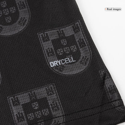 Portugal Tröja ställ 2026 Svart-4