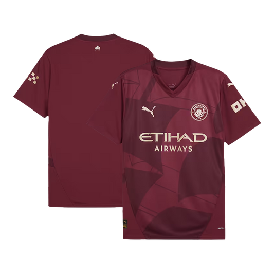 Manchester City Tredjeställ Fotbollströja 2024/25-1