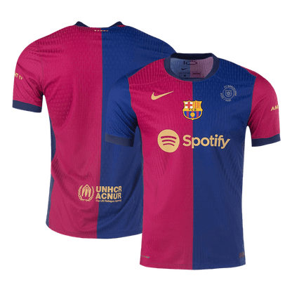Barcelona Hemma Fotbollströja 2024/25 Autentisk - 125-årsjubileum