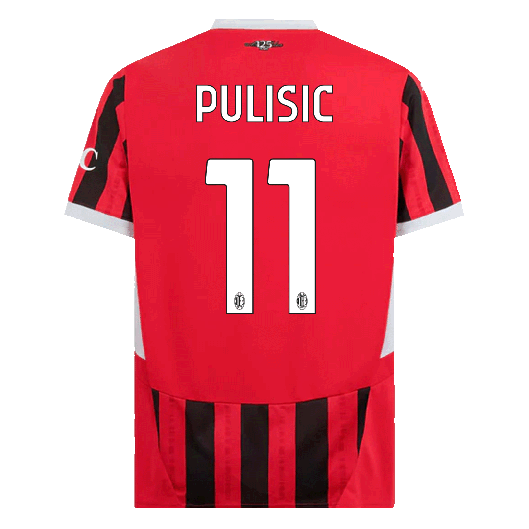 AC Milan Hemma Fotbollströja PULISIC #11 2024/25