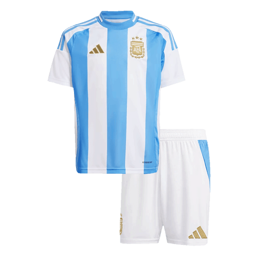 Argentina Hemma Fotbollströja 2024 
Fotbollssats Barn