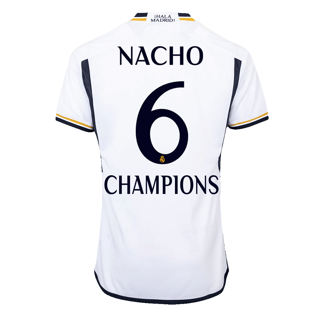 Real Madrid Hemma Fotbollströja NACHO #6 2023/24 Autentisk