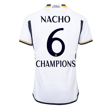Real Madrid Hemma Fotbollströja NACHO #6 2023/24 Autentisk