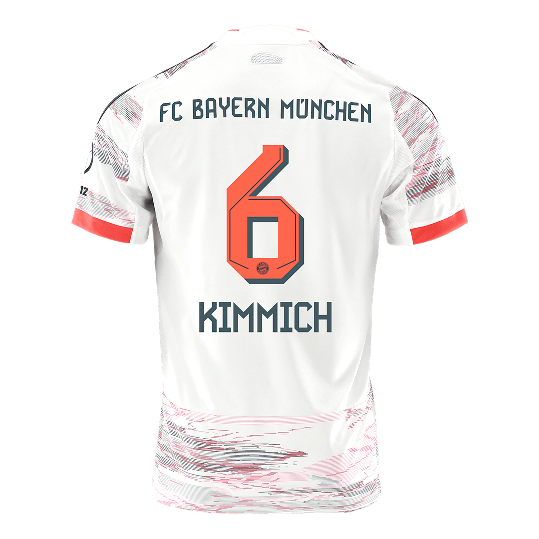 Bayern Munich Tröja KIMMICH #6 2025/26 Borta Vit-12