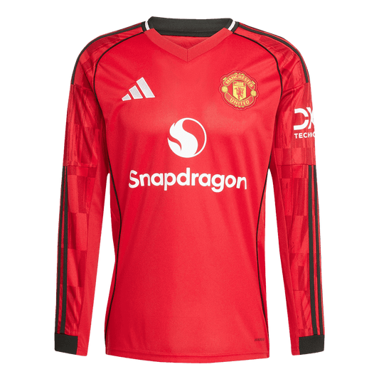Manchester United Tröja långärmad 2025/26 Hemma