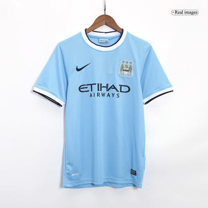 Retro Manchester City Hemma Fotbollströja 2013/14