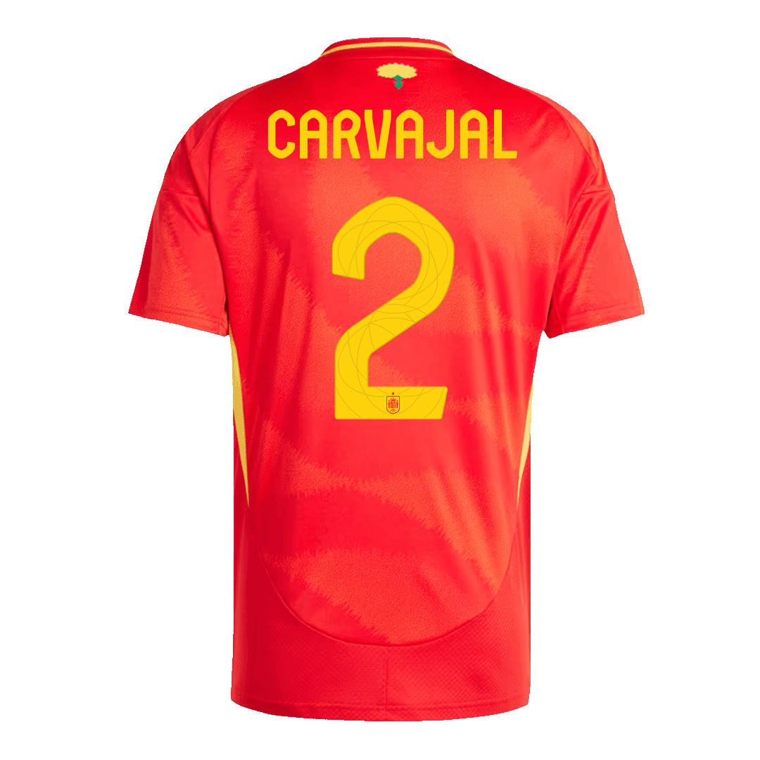 CARVAJAL #2 Spanien Hemma Fotbollströjor Euro 2024