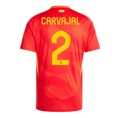 CARVAJAL #2 Spanien Hemma Fotbollströjor Euro 2024