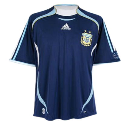 Argentina Borta Fotbollströjor 2006 Retro