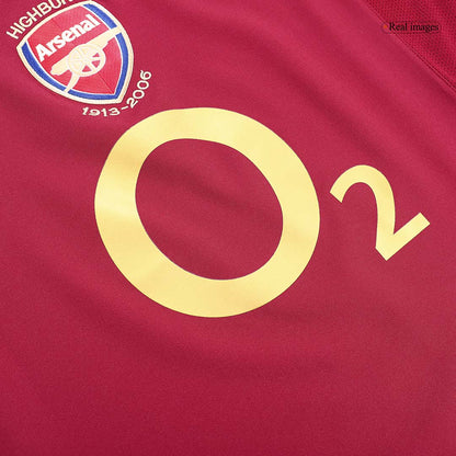 Retro Arsenal Hemma Fotbollströja BERGKAMP #10 2005/06