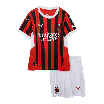 AC Milan Hemma Fotbollströja 2024/25 Fotbollssats Barn