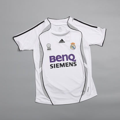 Retro Real Madrid Hemma Fotbollströja BECKHAM #23 2006/07